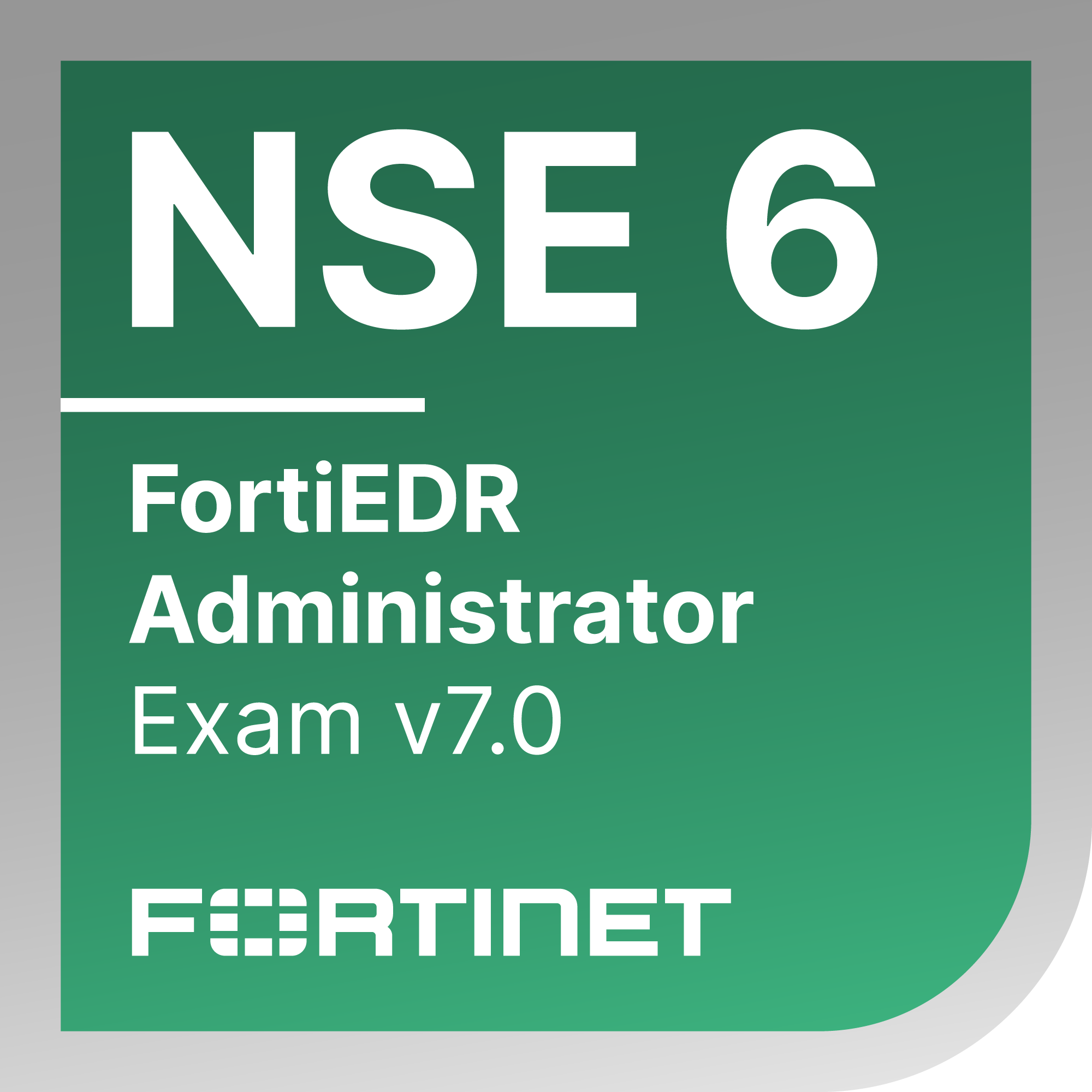 ● NSE 6 - FortiEDR 7.0 Administrator Exam Materials