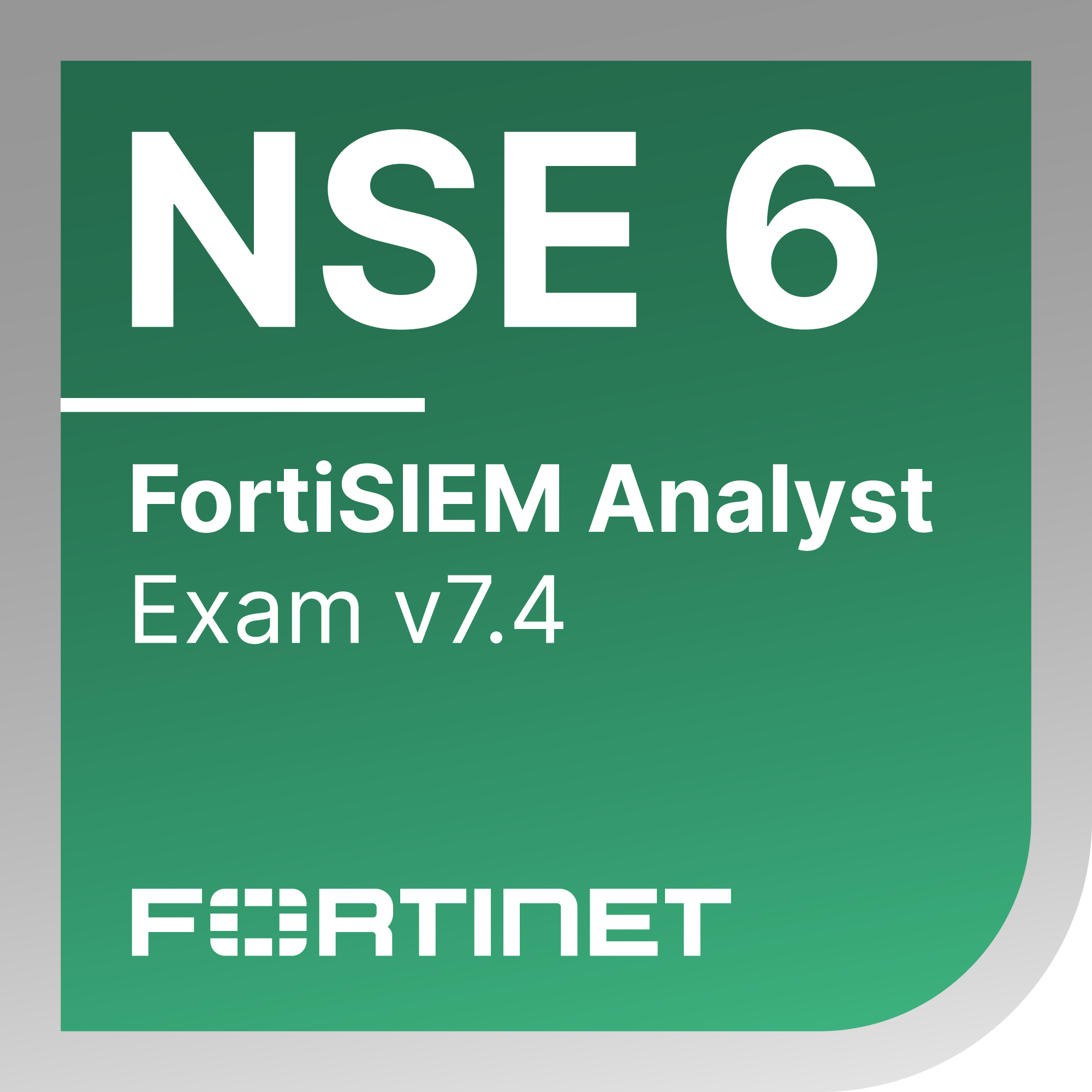 ● NSE 6 - FortiSIEM 7.4 Analyst Exam Materials