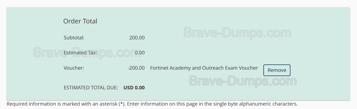 ● NSE 6 - FortiSIEM 7.4 Analyst Exam Voucher